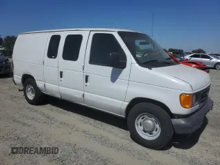 2006 Ford Econoline Cargo with VIN 1FTRE14L76HA44073, listed as a Copart auction lot 60937715 with 387,722 mi miles and Clean title. Bid and sale history available at DreamBid. Image 4.