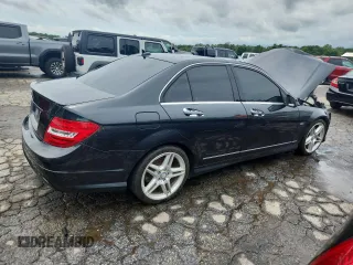 2012 Mercedes-Benz C 250 Sport with VIN WDDGF4HBXCA615122, listed as a Copart auction lot 59189945 with 104,137 mi miles and Salvage title. Bid and sale history available at DreamBid. Image 3.
