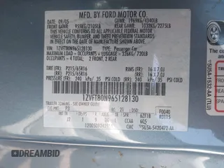 2006 Ford Mustang Standard with VIN 1ZVFT80N965128130, listed as a IAAI auction lot 41985938 with 203,035 mi miles. Bid and sale history available at carsss.com. Image 9.