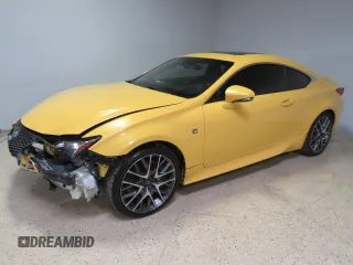 2018 Lexus RC with VIN JTHHZ5BC2J5018242, listed as a Copart auction lot 73008784 with 189,255 mi miles and Salvage Title. Bid and sale history available at carsss.com. Image 1.