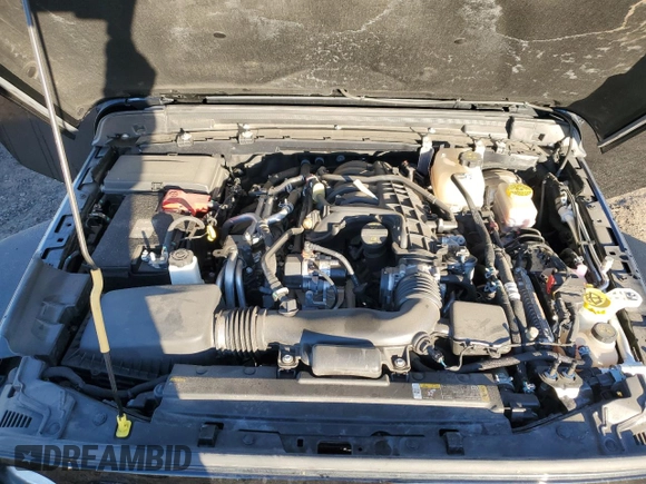 2023 Jeep Wrangler Sport S with VIN 1C4HJXDG5PW615926, listed as a Copart auction lot 84765684 with 23,333 mi miles and Salvage Title. Bid and sale history available at DreamBid. Image 12.