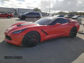 2015 Chevrolet Corvette Z51 2LT with VIN 1G1YK2D78F5123114, listed as a Copart auction lot 85503114 with 58,452 mi miles and Salvage Title. Bid and sale history available at carsss.com. Image 1.