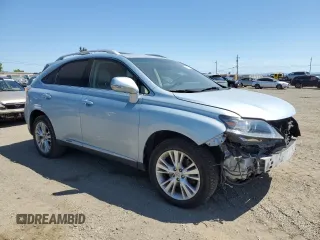 2010 Lexus RX 450h with VIN JTJBC1BA3A2014134, listed as a Copart auction lot 56025275 with 130,471 mi miles and Salvage title. Bid and sale history available at DreamBid. Image 4.