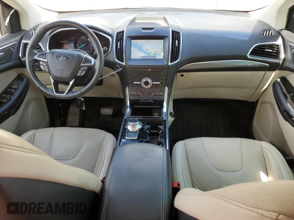2020 Ford Edge Titanium with VIN 2FMPK3K93LBA53778, listed as a Copart auction lot 59059085 with 121,277 mi miles and Salvage title. Bid and sale history available at DreamBid. Image 8.
