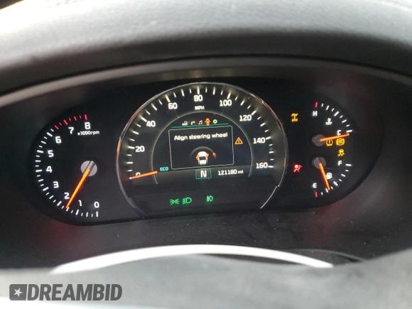 2016 Kia Sorento SXL z VIN 5XYPKDA16GG001293, wystawiony jako Copart lot #85128944 z przebiegiem 121 180 mil mil oraz Szkoda całkowita • Salvage title. Historia ofert i sprzedaży dostępna na DreamBid. Obrazek 9.