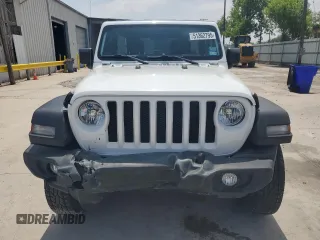 2021 Jeep Wrangler Unlimited Sport S с VIN 1C4HJXDG6MW816651, выставлен на аукционе Copart как лот 51362795 с пробегом 53 958 миль миль и Списание • Salvage title. История ставок и продаж доступна на DreamBid. Изображение 5.