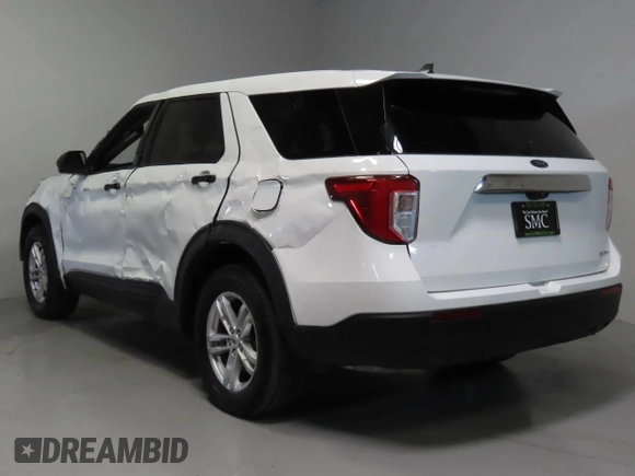 2022 Ford Explorer with VIN 1FMSK8BB6NGB31749, listed as a Copart auction lot 45394945 with 16,168 mi miles and Salvage Title. Bid and sale history available at carsss.com. Image 4.
