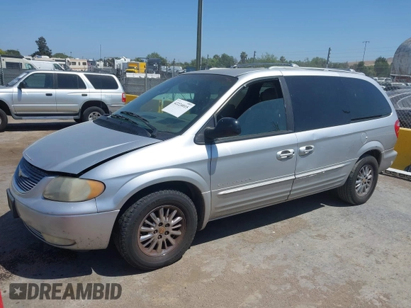 2001 Chrysler Town & Country Limited with VIN 2C8GP64L31R239744, listed as a IAAI auction lot 42224015 with 195,671 mi miles and . Bid and sale history available at DreamBid. Image 2.