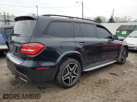 2018 Mercedes-Benz GLS with VIN 4JGDF7DE3JB075680, listed as a Copart auction lot 69378732 with 0 mi miles. Bid and sale history available at carsss.com. Image 3.