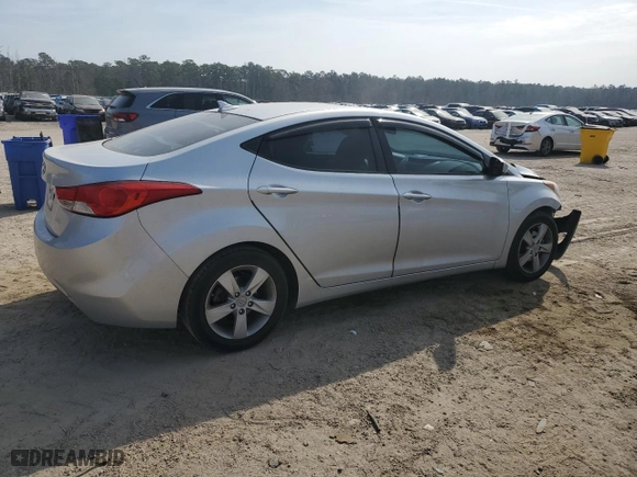 2013 Hyundai Elantra GLS with VIN 5NPDH4AE6DH395600, listed as a Copart auction lot 43967675 with 92,462 mi miles and Salvage Title. Bid and sale history available at carsss.com. Image 3.