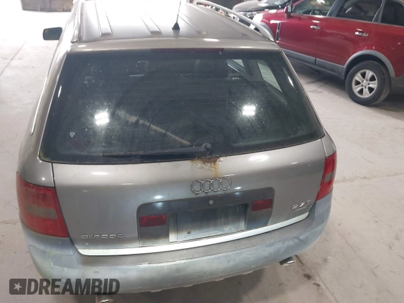2001 Audi allroad A6 V8 with VIN WAUYP64B51N131875, listed as a IAAI auction lot 42128363 with 163,076 mi miles and . Bid and sale history available at DreamBid. Image 6.