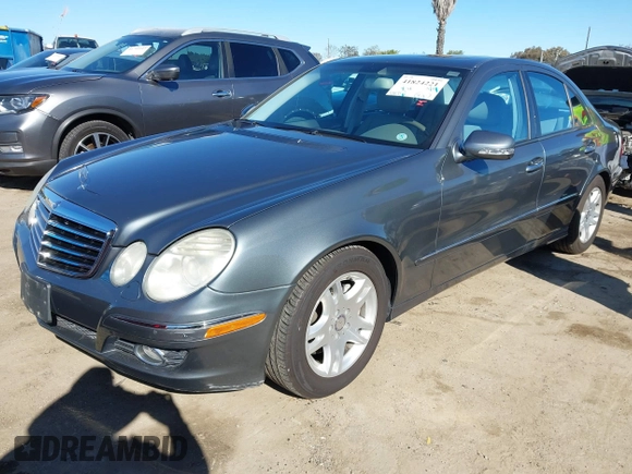 2008 Mercedes-Benz E-Class Luxury 3.5L with VIN WDBUF56X48B332250, listed as a IAAI auction lot 41824221 with 108,956 mi miles. Bid and sale history available at carsss.com. Image 2.