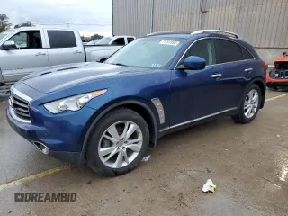 2013 Infiniti FX with VIN JN8CS1MWXDM171286, listed as a Copart auction lot 71701993 with 76,050 mi miles and Salvage Title. Bid and sale history available at carsss.com. Image 1.