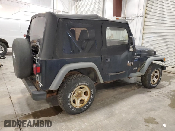 1997 Jeep Wrangler Sport with VIN 1J4FY19S8VP471139, listed as a Copart auction lot 60664255 with 126,710 mi miles and Clean title. Bid and sale history available at DreamBid. Image 3.