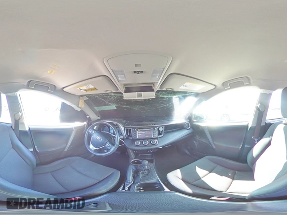 2017 Toyota RAV4 LE with VIN JTMZFREV1HJ104274, listed as a Copart auction lot 55679985 with 105,660 mi miles and Salvage Title. Bid and sale history available at DreamBid. Image 16.