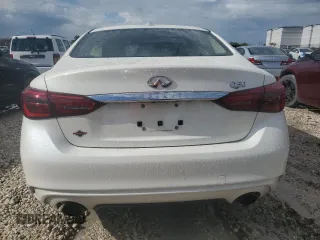 2019 Infiniti Q50 3.0t LUXE with VIN JN1EV7AP4KM518719, listed as a Copart auction lot 52397195 with 84,986 mi miles and Non Repairable. Bid and sale history available at carsss.com. Image 6.