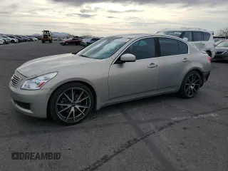 2008 Infiniti G35 Sedan Journey with VIN JNKBV61EX8M204718, listed as a Copart auction lot 50813195 with 188,028 mi miles and Salvage Title. Bid and sale history available at carsss.com. Image 1.