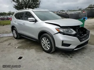 2017 Nissan Rogue SV with VIN JN8AT2MV2HW265500, listed as a Copart auction lot 45949625 with 55,387 mi miles and Salvage Title. Bid and sale history available at carsss.com. Image 11.