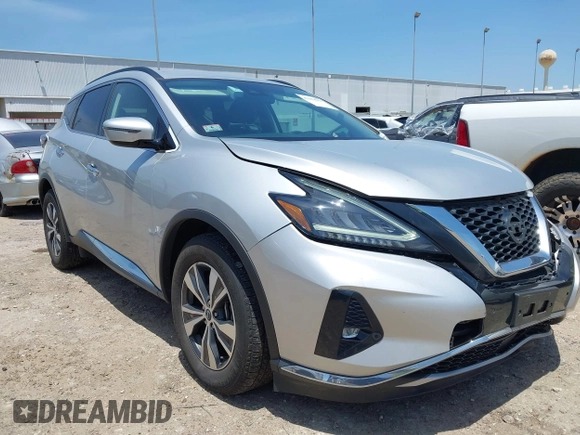 2023 Nissan Murano SV z VIN 5N1AZ2BSXPC136984, wystawiony jako IAAI lot #42258891 z przebiegiem 35 997 mil mil oraz . Historia ofert i sprzedaży dostępna na DreamBid. Obrazek 1.