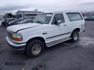 1995 Ford Bronco Custom with VIN 1FMEU15H9SLA82421, listed as a Copart auction lot 79776014 with 229,399 mi miles and Clean Title. Bid and sale history available at carsss.com. Image 1.