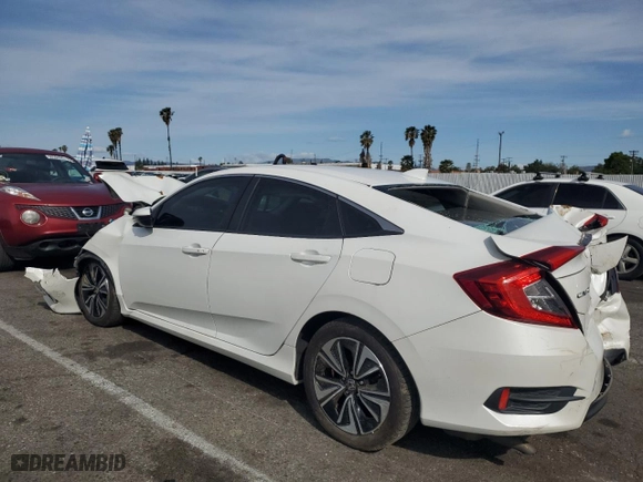 2018 Honda Civic Sedan EX-L with VIN 2HGFC1F74JH642411, listed as a Copart auction lot 51346795 with 0 mi miles and Salvage Title. Bid and sale history available at carsss.com. Image 2.