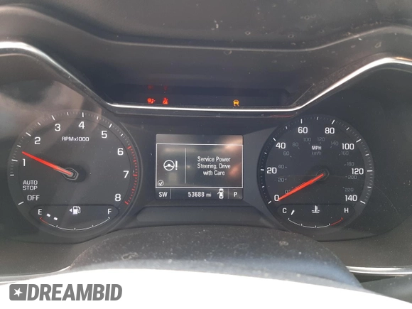 2021 Chevrolet TrailBlazer ACTIV with VIN KL79MVSL9MB043498, listed as a Copart auction lot 48309263 with 53,688 mi miles. Bid and sale history available at carsss.com. Image 9.