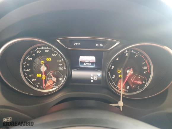 2018 Mercedes-Benz CLA with VIN WDDSJ4EB4JN615989, listed as a Copart auction lot 52168595 with 47,286 mi miles and Non Repairable. Bid and sale history available at carsss.com. Image 9.
