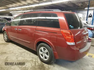 2008 Nissan Quest with VIN 5N1BV28U98N104347, listed as a Copart auction lot 82894454 with 114,144 mi miles and Salvage Title. Bid and sale history available at carsss.com. Image 2.