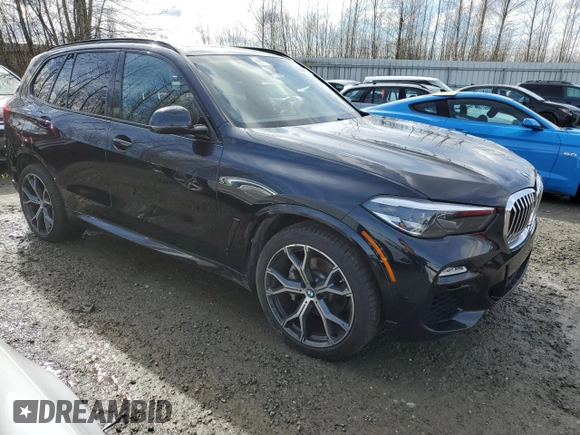 2019 BMW X5 xDrive40i with VIN 5UXCR6C55KLL39592, listed as a Copart auction lot 42558603 with 32,757 mi miles. Bid and sale history available at carsss.com. Image 4.