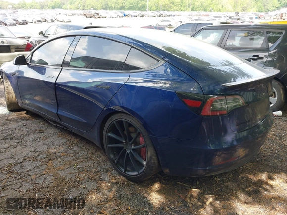 2018 Tesla Model 3 Long Range Battery with VIN 5YJ3E1EA2JF040914, listed as a IAAI auction lot 42120091 with 138,130 mi miles and . Bid and sale history available at DreamBid. Image 3.