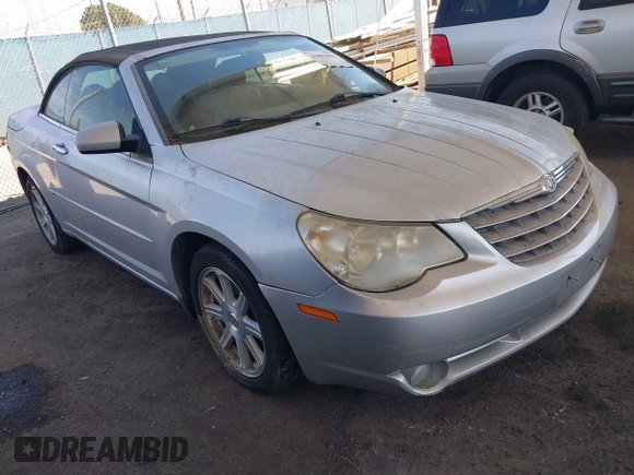 2008 Chrysler Sebring Limited z VIN 1C3LC65M88N268302, wystawiony jako IAAI lot #41882886 z przebiegiem 122 196 mil mil oraz . Historia ofert i sprzedaży dostępna na DreamBid. Obrazek 1.