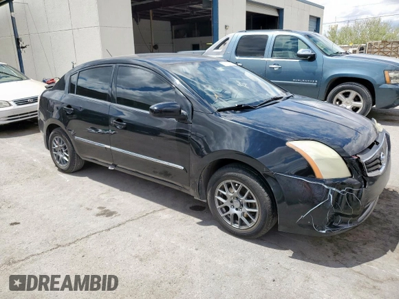 2012 Nissan Sentra S with VIN 3N1AB6AP7CL735551, listed as a Copart auction lot 59293035 with Not provided miles and Salvage title. Bid and sale history available at DreamBid. Image 4.