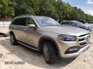 2022 Mercedes-Benz GLS with VIN 4JGFF5KE0NA677903, listed as a Copart auction lot 66159503 with 24,669 mi miles. Bid and sale history available at carsss.com. Image 4.
