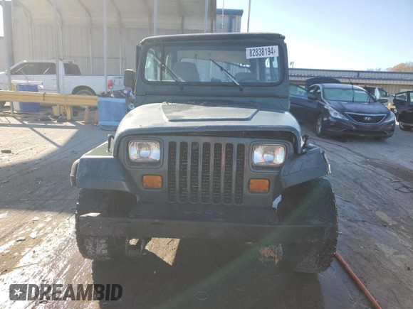 1994 Jeep Wrangler with VIN 1J4FY29S2RP459998, listed as a Copart auction lot 82838194 with 249,908 mi miles and Salvage Title. Bid and sale history available at carsss.com. Image 5.