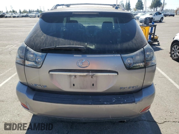 2005 Lexus RX 330 with VIN JTJGA31U150058329, listed as a Copart auction lot 47762215 with 230,473 mi miles and Salvage Title. Bid and sale history available at DreamBid. Image 6.