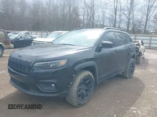 2022 Jeep Cherokee X with VIN 1C4PJMCX0ND527533, listed as a IAAI auction lot 41674822 with 36,300 mi miles. Bid and sale history available at carsss.com. Image 19.