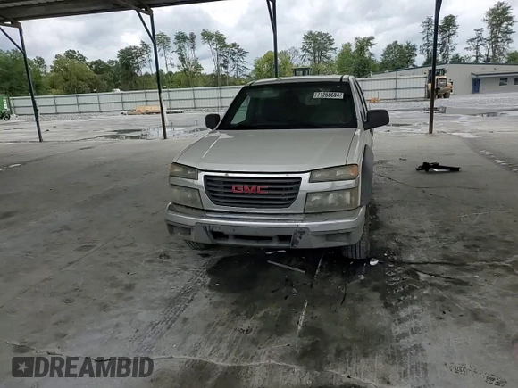 2005 GMC Canyon 1SC SLE Z85 with VIN 1GTCS136X58264722, listed as a Copart auction lot 71258604 with 257,667 mi miles and Salvage Title. Bid and sale history available at carsss.com. Image 11.