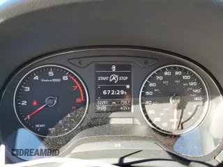 2018 Audi A3 2.0T Premium with VIN WAU78LFF1J1001204, listed as a Copart auction lot 85868554 with 52,297 mi miles and Salvage Title. Bid and sale history available at carsss.com. Image 9.