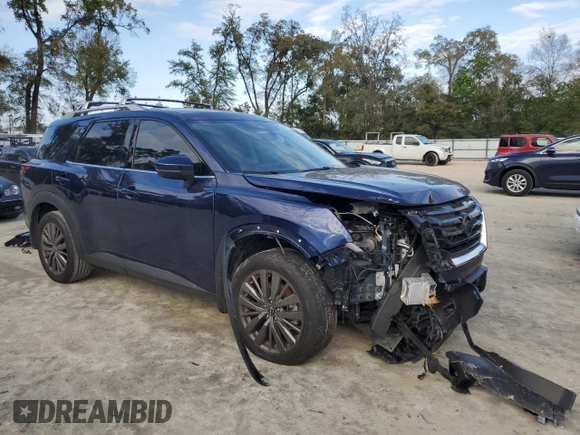 2024 Nissan Pathfinder SL with VIN 5N1DR3CB7RC243155, listed as a Copart auction lot 49779345 with 31,002 mi miles and Salvage title. Bid and sale history available at DreamBid. Image 4.
