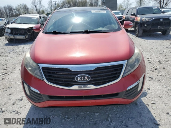 2011 Kia Sportage EX with VIN KNDPCCA26B7075660, listed as a Copart auction lot 53166135 with 158,127 mi miles and Clean title. Bid and sale history available at DreamBid. Image 5.