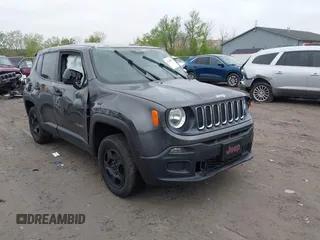 2018 Jeep Renegade Sport z VIN ZACCJBAB9JPJ70730, wystawiony jako IAAI lot #42204939 z przebiegiem 112 789 mil mil oraz . Historia ofert i sprzedaży dostępna na DreamBid. Obrazek 1.