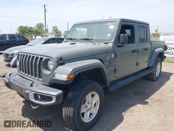 2021 Jeep Gladiator Sport S z VIN 1C6JJTAG9ML538769, wystawiony jako IAAI lot #42078142 z przebiegiem 49 924 mil mil oraz . Historia ofert i sprzedaży dostępna na DreamBid. Obrazek 6.