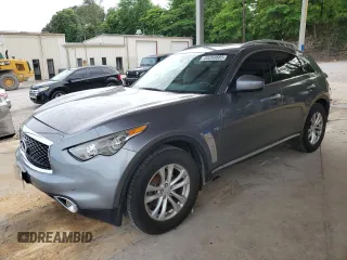 2017 Infiniti QX70 z VIN JN8CS1MW7HM412159, wystawiony jako Copart lot #55269885 z przebiegiem 154 675 mil mil oraz Szkody całkowita. Historia ofert i sprzedaży dostępna na DreamBid. Obrazek 1.