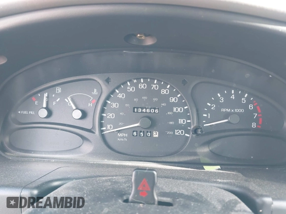 1997 Ford Escort LX with VIN 3FALP15P9VR137438, listed as a IAAI auction lot 41872987 with 134,606 mi miles. Bid and sale history available at carsss.com. Image 7.