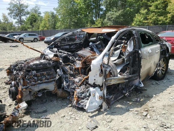 2015 Jaguar XJ with VIN SAJWA3HT8FMV90734, listed as a Copart auction lot 51419894 with Not Provided miles and Salvage Title. Bid and sale history available at DreamBid. Image 1.