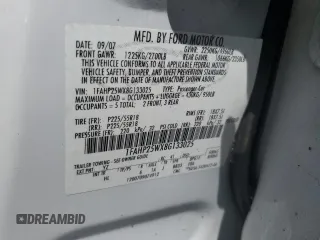 2008 Ford Taurus Limited with VIN 1FAHP25WX8G133025, listed as a Copart auction lot 56471334 with 53,445 mi miles and Salvage Title. Bid and sale history available at carsss.com. Image 12.