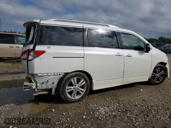 2015 Nissan Quest S with VIN JN8AE2KP6F9120020, listed as a Copart auction lot 73989904 with 0 mi miles and Salvage Title. Bid and sale history available at carsss.com. Image 3.