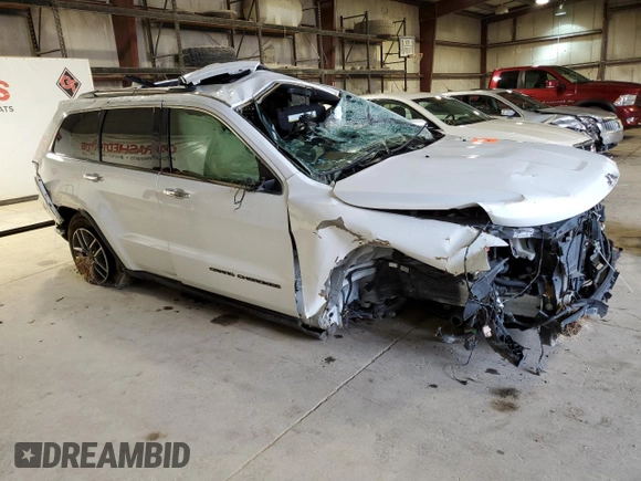 2021 Jeep Grand Cherokee Limited with VIN 1C4RJFBG0MC579853, listed as a Copart auction lot 54936915 with Not provided miles and Salvage title. Bid and sale history available at DreamBid. Image 4.