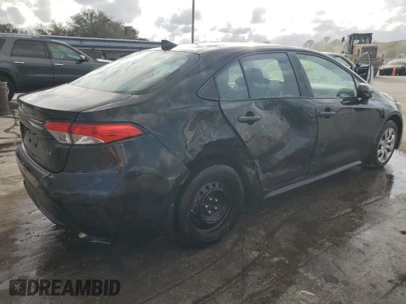 2021 Toyota Corolla LE with VIN 5YFEPMAE9MP161218, listed as a Copart auction lot 86722254 with 42,913 mi miles and Salvage Title. Bid and sale history available at carsss.com. Image 3.