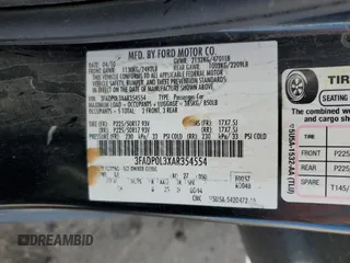 2010 Ford Fusion Hybrid with VIN 3FADP0L3XAR354554, listed as a Copart auction lot 54064105 with 203,816 mi miles and Clean Title. Bid and sale history available at carsss.com. Image 12.